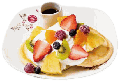 シャンティフルーツパンケーキ